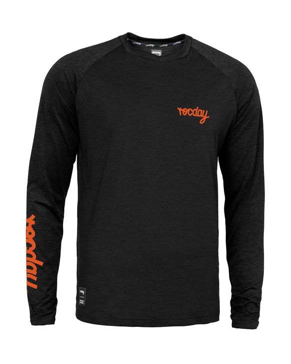 Long Sleeve Jersey EVO RACE black-orange