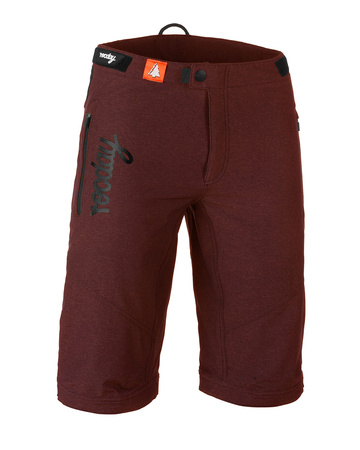 Shorts ROC dark red melange