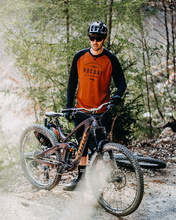 Langarmtrikot PATROL schwartz-rot