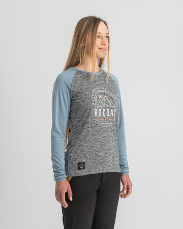 Jersey CAMBER melanż-szaroniebieski