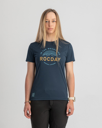 Jersey z krótkim rękawem MONTY WMN granatowy