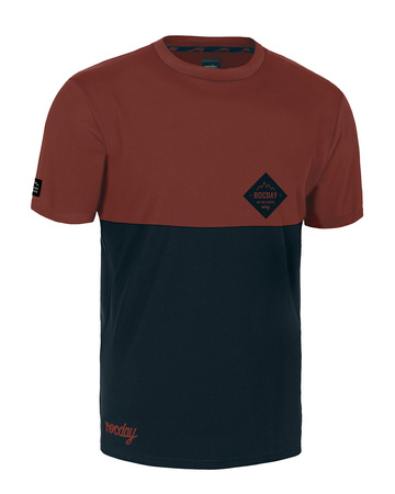 Short sleeve jersey Double red-blue