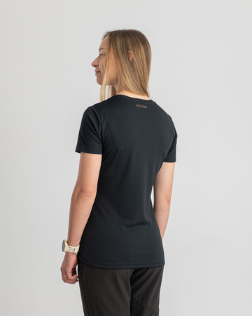 Jersey z krótkim rękawem MONTY WMN czarno-czerwona