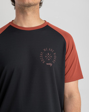 Jersey z krótkim rękawem ROOST czarny-czerwony