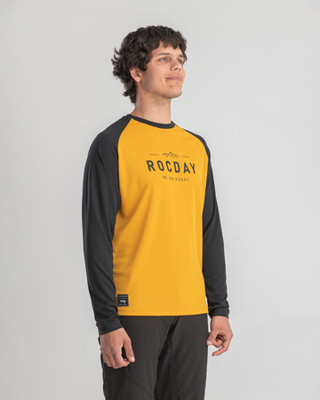 Long Sleeve Jersey PATROL black–yellow