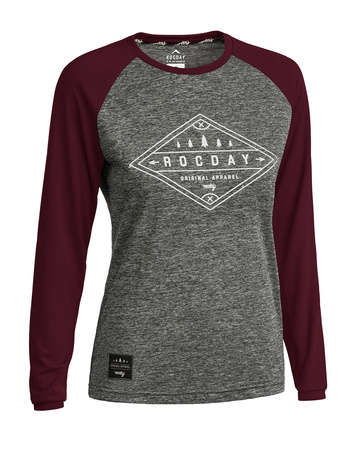 Jersey LINE WMN melanż-burgund