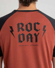 kurzarmtrikot PARK rot–schwartz