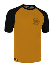 Short sleeve jersey GRAVEL black-yellow