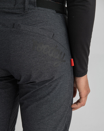 Pants ROC LONG black melange