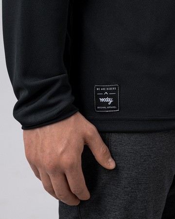 Jersey z długim rękawem PODIUM czarny