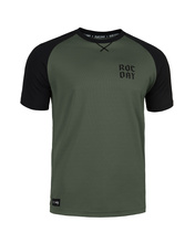 Short sleeve jersey PARK green–black