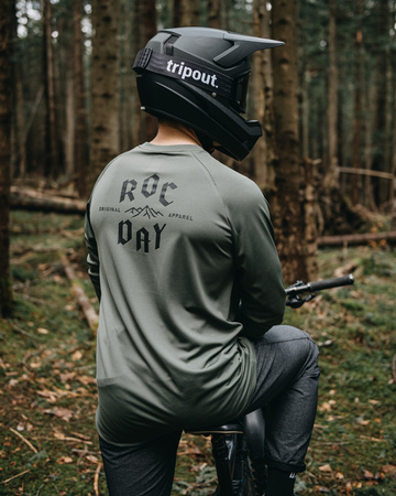 Jersey z długim rękawem PARK LONG zielony