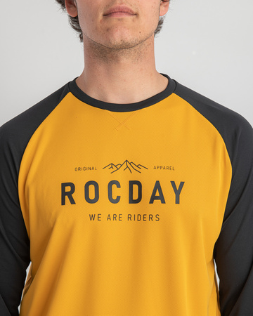 Long Sleeve Jersey PATROL black–yellow