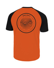 Short sleeve jersey GRAVEL black-orange