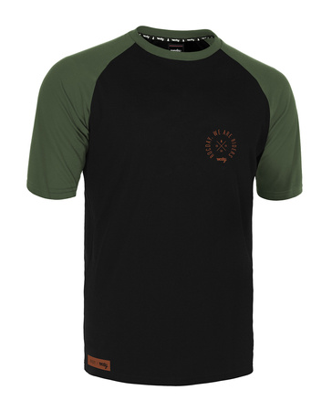 Short sleeve jersey ROOST black-green