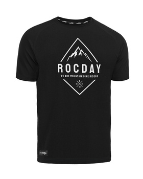 Jersey z krótkim rękawem PEAK czarny
