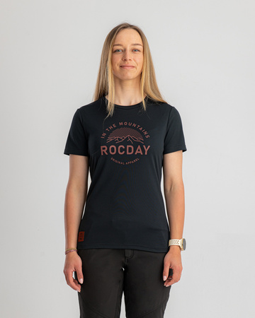 Kurzarm jersey MONTY WMN schwarz-rot