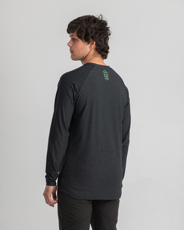 Jersey z długim rękawem EVO RACE czarny-zielony