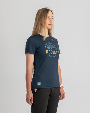 Jersey z krótkim rękawem MONTY WMN granatowy