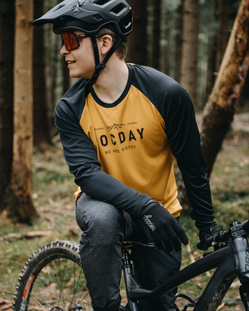 Long Sleeve Jersey PATROL black–yellow